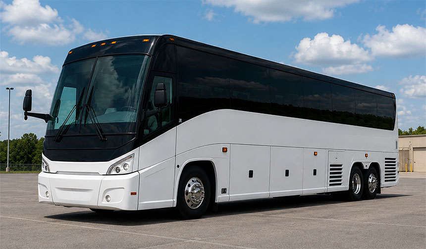 56-passenger charter bus available in Brandon, FL